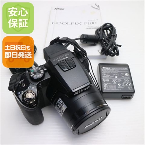 超美品 COOLPIX P100 ブラック Nikon デジカメ 194