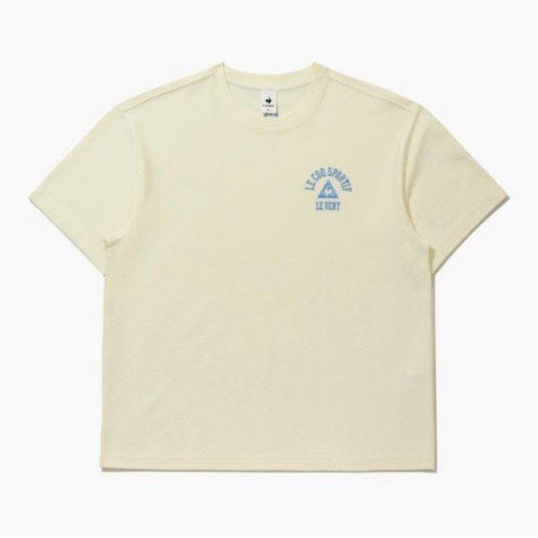 半袖Tシャツ KQF QQ123LRS22-BUT ジャカードコットン半袖Tシャツ / BUT