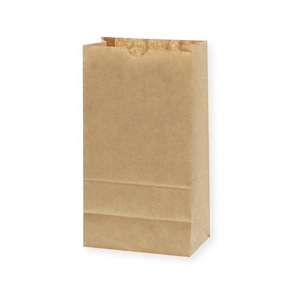 （まとめ） シモジマHEIKO 紙袋 角底袋 No.4 未晒無地 #4010400 1パック（100枚） (×10セット)