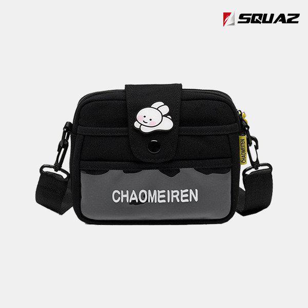 カジュアルスライディングジッパー学生バッグポケットクロスバッグSJI126