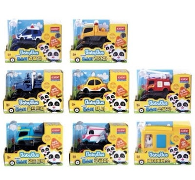 Qoo10] ベビーバス モンスターカー ミニカー 7種類 : おもちゃ・知育