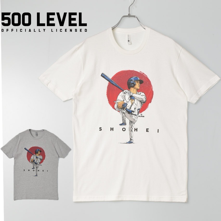 大谷翔平 MLB メジャーリーグ 半袖Tシャツ メンズ MLB プレーヤーズ グレー ホワイト 白 BNLCWHI-XX-0016-092-04 ウエア トップス ロサンゼルスドジャース