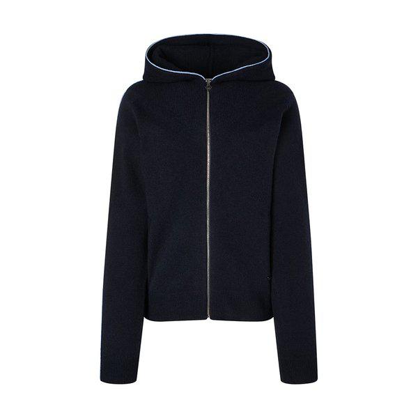 25FW PREMIUM 女性ウールフード防風ニットフルジップアップ DNSW5D719N3_s