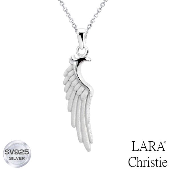 ネックレス レディース 18金 プラチナ 羽 フェザー シルバー シルバー925 ブランド ヴィクトリア ペンダント WHITE Label p5058-w LSC