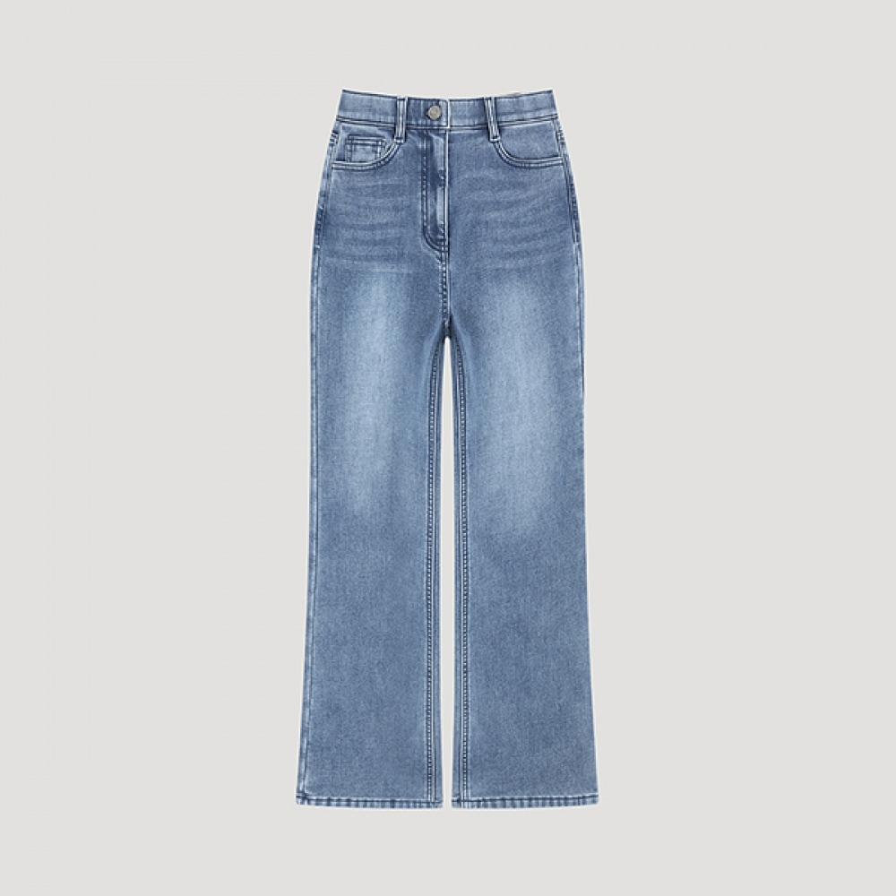 (シーズミス) セミブーツカットデニムパンツ_ssmslo42070_BL 5,368円