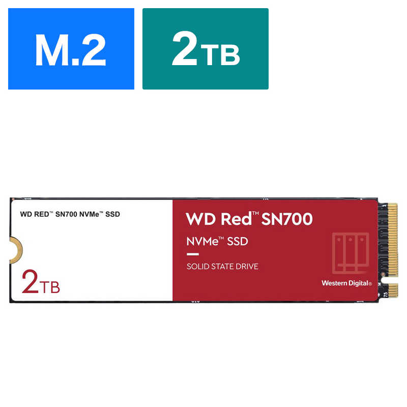 WESTERN DIGITAL　WD Red SN700 NVMe SSD ［M.2］バルク品　WDS200T1R0C