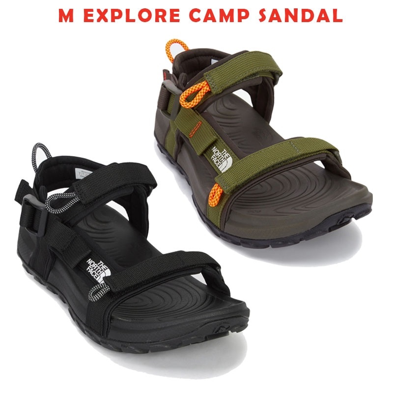 韓国正規品保証 関税負担なしNS82R13A M EXPLORE CAMP SANDALLデイリー 基本 着装 男子 女子 人気 韓国 ファッション 男女共用 アウトドア