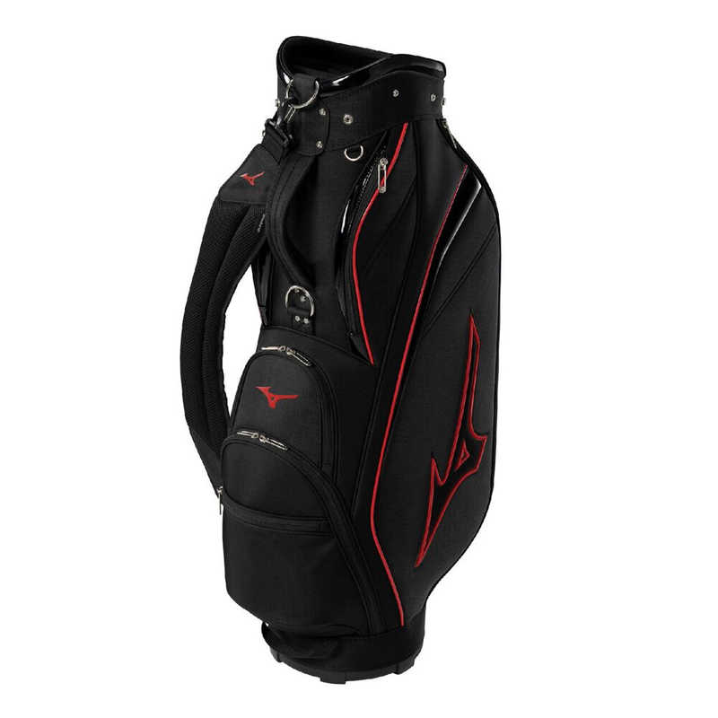 ミズノ　ゴルフ用品 キャディバッグ NX.6 [5分割 / 約2.6kg] ブラック×レッド　5LGC2601