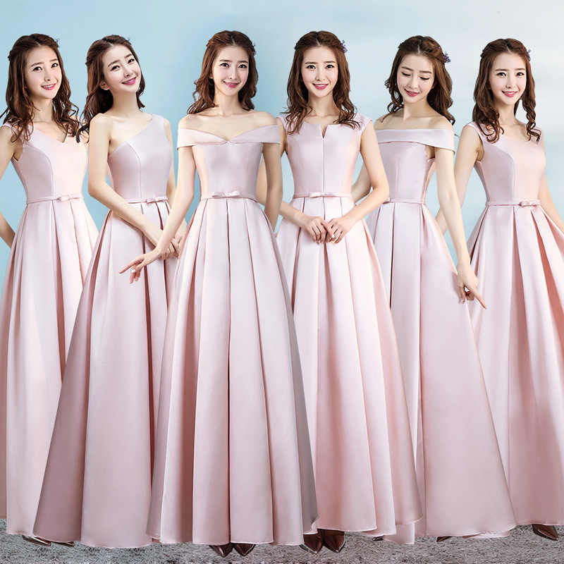 【縁喜】花嫁ロングドレスブライズメイド ドレス グレー お揃いドレス フォーマルドレス 体型カバー Vネック 母親 結婚式ワンピース 同窓会 パーティードレス メガ割 15