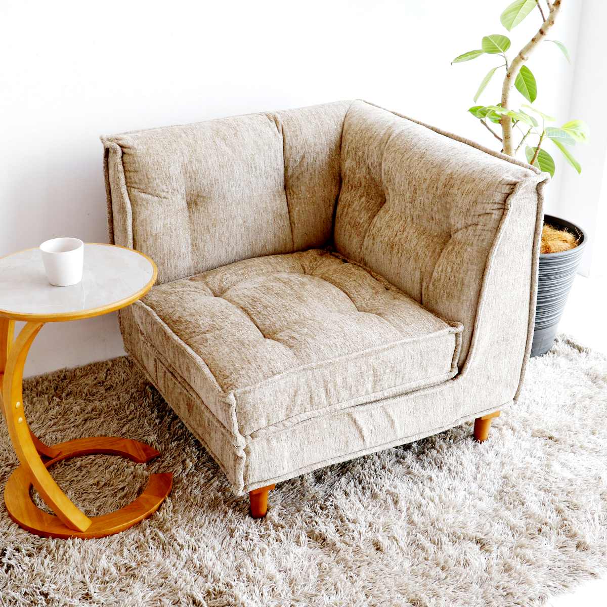 ソファ 1人掛け L字型ソファ 組み合わせ Block Herit ソファー リビングソファ 脚付き 座面 ゆったり 広い アレンジ コーナーソファ 快適 疲れにくい 脚 取り外し ローソファ 31,460円