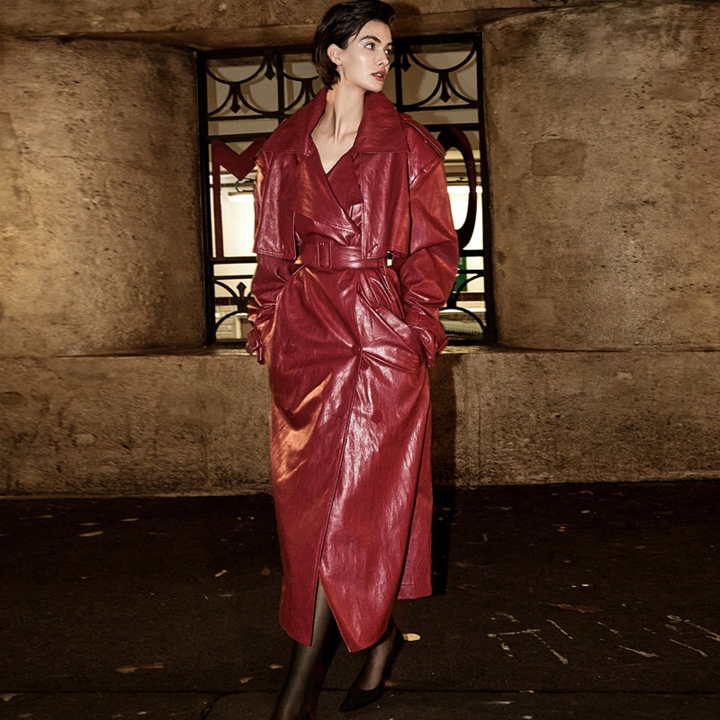 J9295 ベルト セット レザー トレンチコート