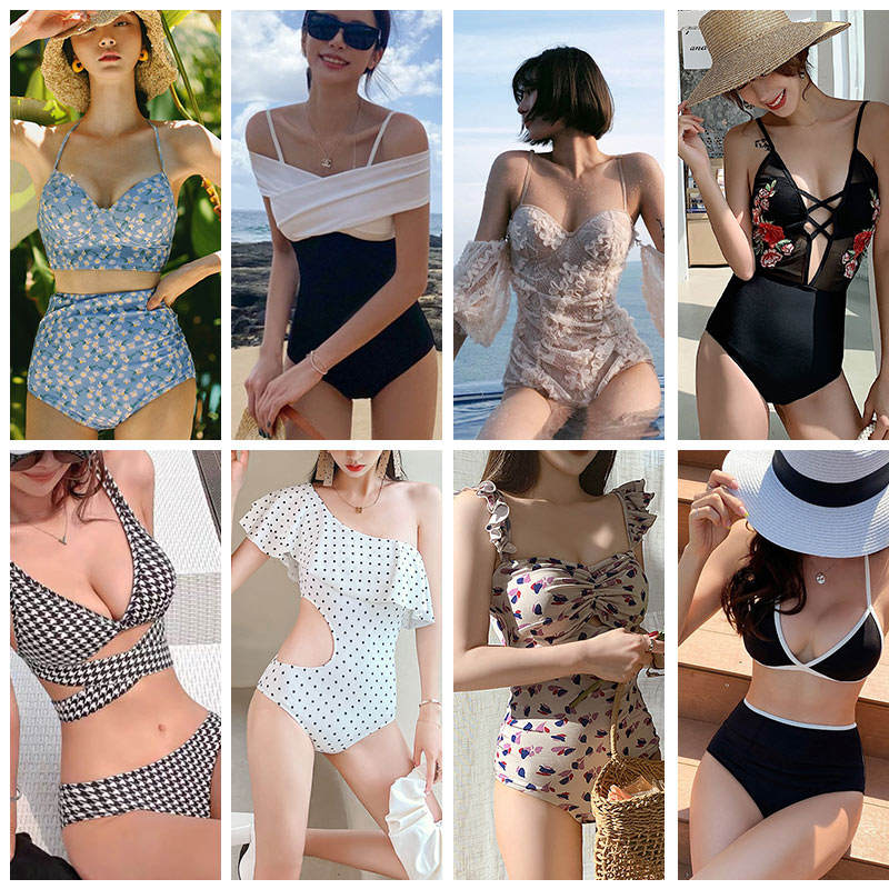 韓国ファッション 水着 温泉水着 レディース 水着セット ビキニ ワンピース水着 可愛い セクシー