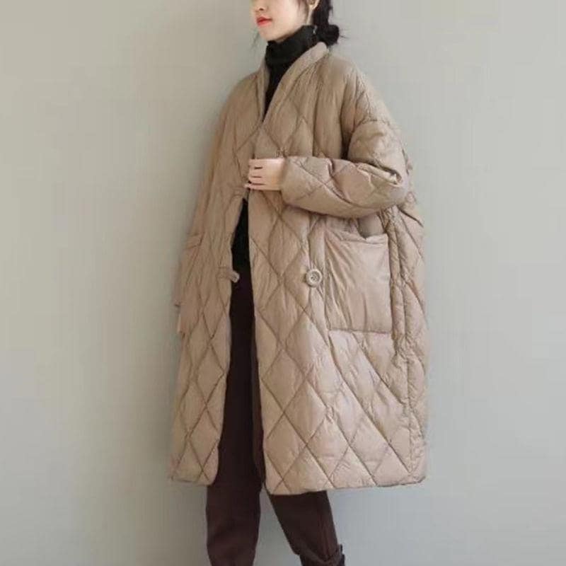 新作 トレンド ダウンコートレディース 冬服 ロング丈 立ち襟 ボタンダウン 無地 秋冬 ダウンジャケット 厚手 膝丈 ゆったり 暖かい 保温 防寒 羽織り アウター 軽量 7,639円