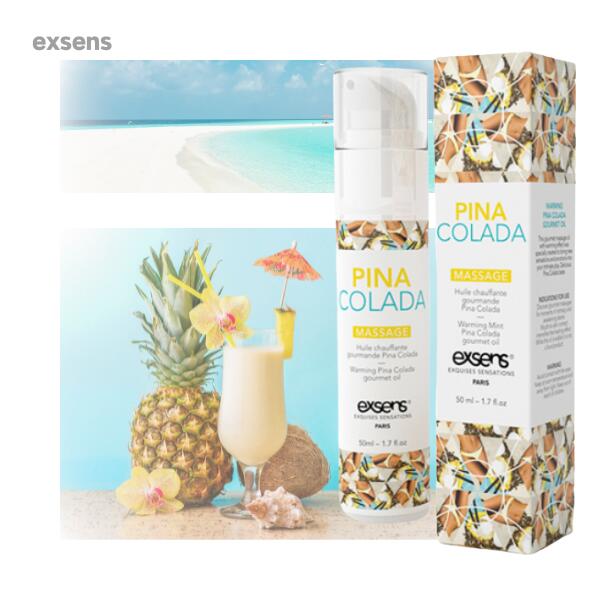 exsens マッサージオイル ピニャコラーダ 50ml [2個セット] プレジャーテイストオイル フェムケア フェム活 C:3760139882072 アジュマ