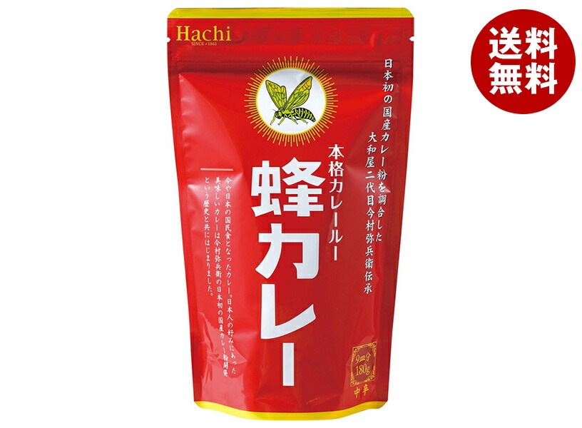 ハチ食品 蜂カレー カレールー中辛 180g＊12個入 5,332円