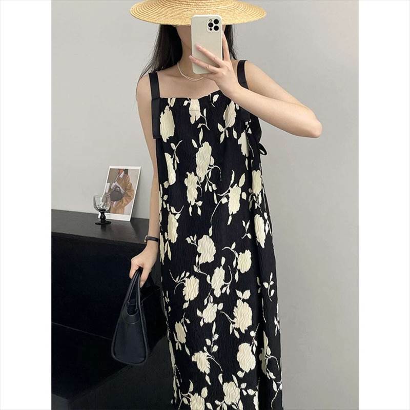 【大人気 急速出荷】ワンピース レディース キャミソールワンピース ジャンパースカート ロング丈 ノースリーブ