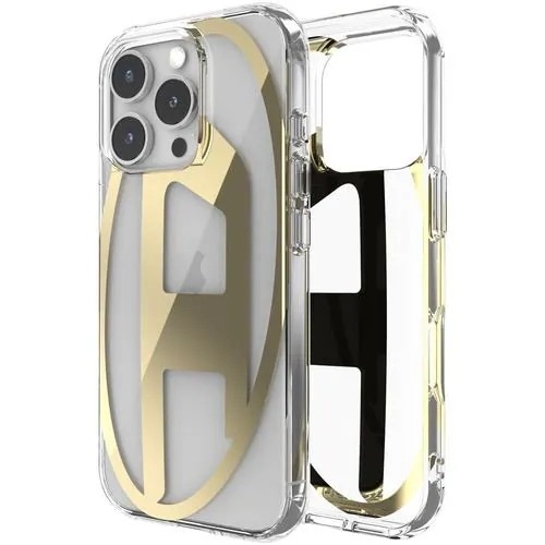 DIESEL iPhone 16 Pro DIESEL Oval D Mirror Clear Case FW24 clear／gold 60136 5,635円
