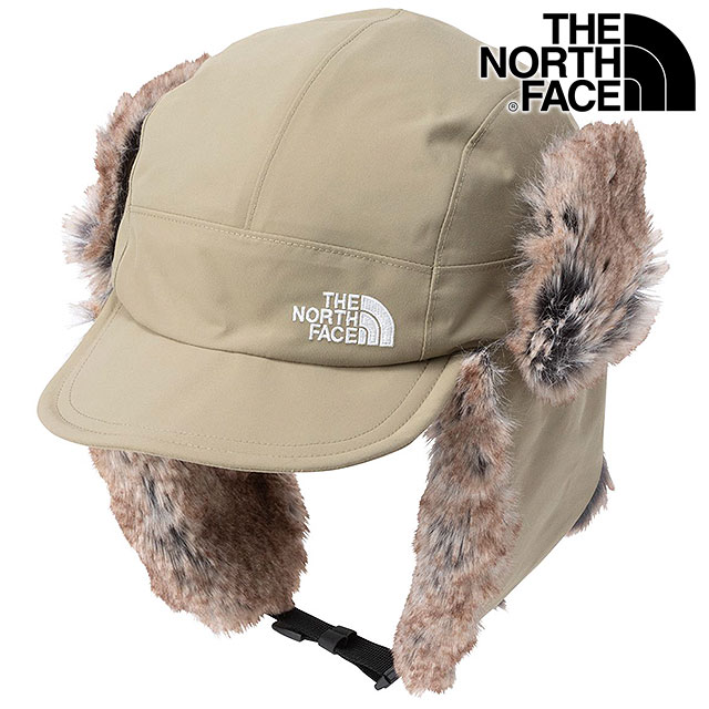 フロンティアキャップ [NN42537-CK] メンズ・レディース TNF アウトドア 帽子 耳あて付き 防水 防寒 パイロットキャップ クラシックカーキ 正規取扱店