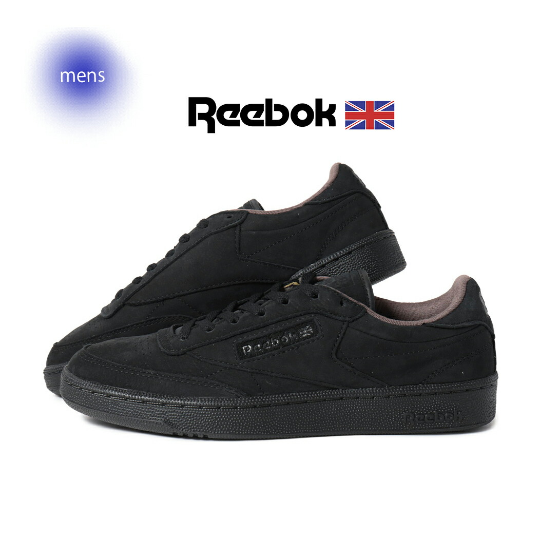 REEBOK リーボック クラブＣ ヴィンテージ スニーカー CLUB C 85 VINTAGE BLACK ( ブラック 黒 メンズ ローテク 国内正規品 100228109 )