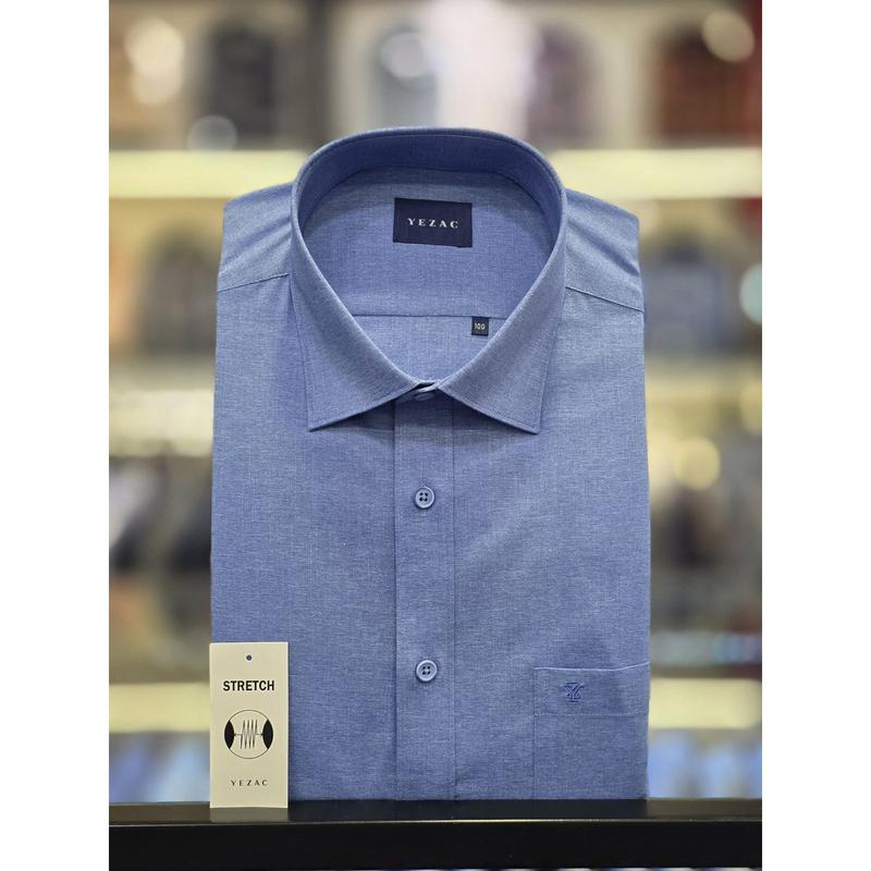 [] カチオン綿混TCスパン一般フィットシャツ YJFSBR125BL [P003740348]