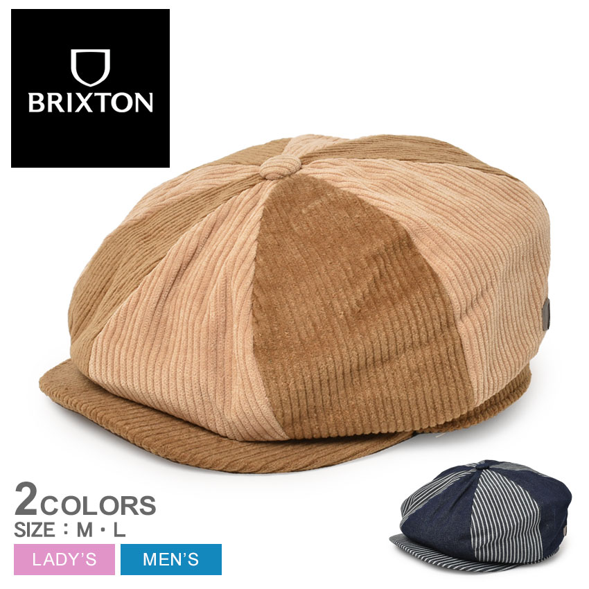 BROOD BAGGY SNAP CAP 10616 メンズ レディース ユニセックス キャスケット ハンチング シンプル ブランド ストリート カジュアル おしゃれ ブラウン 茶 ネイビー 紺