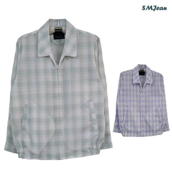 SMJ1151 高齢者カラー ジャンパー 中年男性 リネン st夏