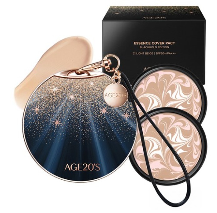 ブラックゴールドエディション ファクトケース+リフィル14g 2p 21号 ライトベージュ1個