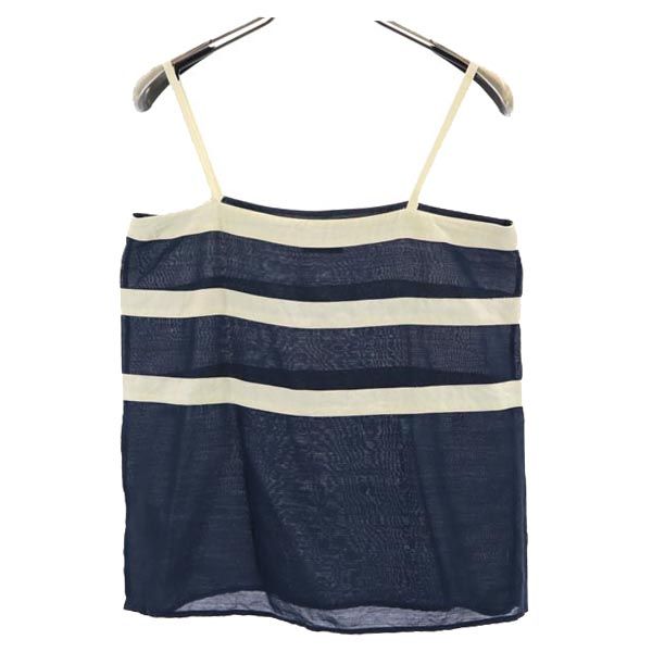 イタリア製 シルクブレンド キャミソール 40 ネイビー系 レディース