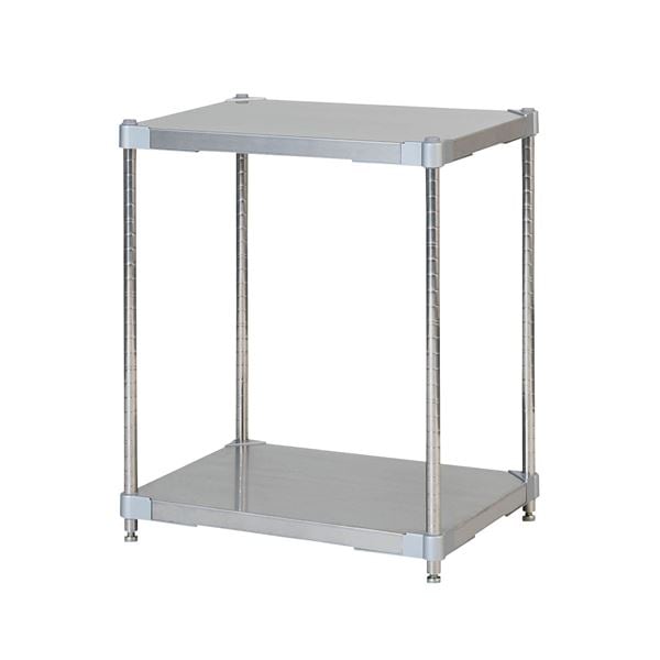 ステンレスシェルフ約46x60cm 2段/H70cm 組立式