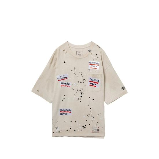 MAISON MIHARA YASUHIRO Men Tops A16TS592 WHITE NEUTRALS SILVER