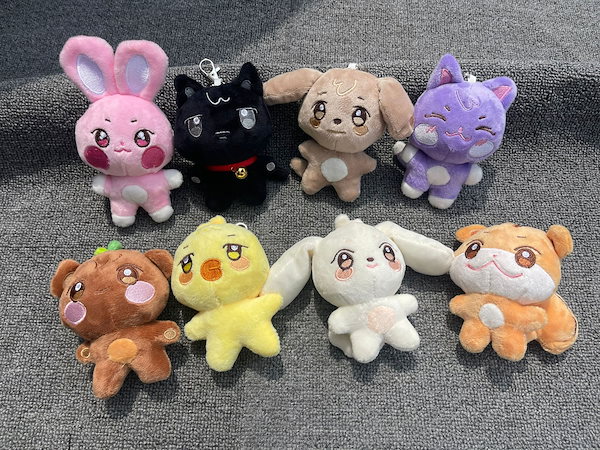 可愛いぬいぐるみ 限定価格ATEEZ 騒がしかっ ジョンホ ANITEEZ キーリング