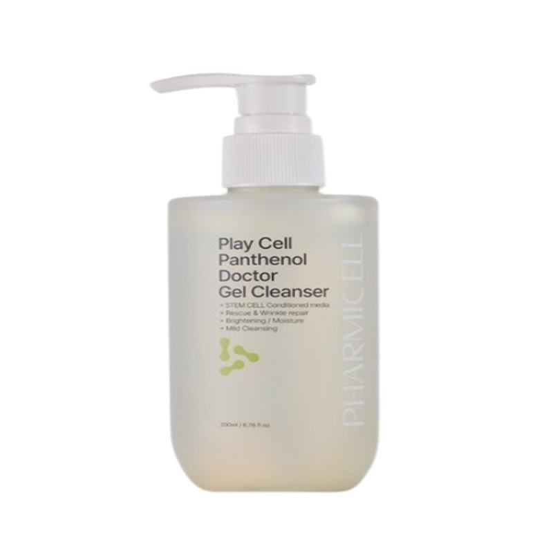 Play Cell Panthenol Doctor Gel Cleanser 200ml 皮脂 角質 毛穴 ニキビ 凹凸 リペア 韓国コスメ
