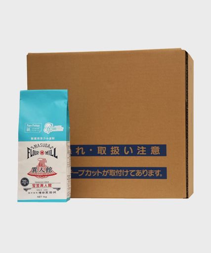 増田製粉所 宝笠異人館(製菓用薄力小麦粉) 1KG×15