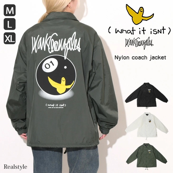 マークゴンザレス ART BY MARK GONZALES ナイロン コーチジャケット 2H5-63807 メンズ レディース アウター ジャケット おしゃれ かっこいい かわいい シン