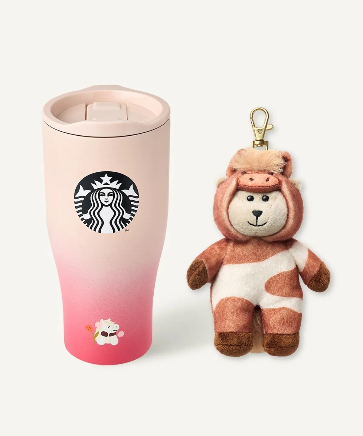 SS ポニーアンドフラワー オンブレタンブラー 784ml＋ベビーポニー ベアリスタ キーチェーン