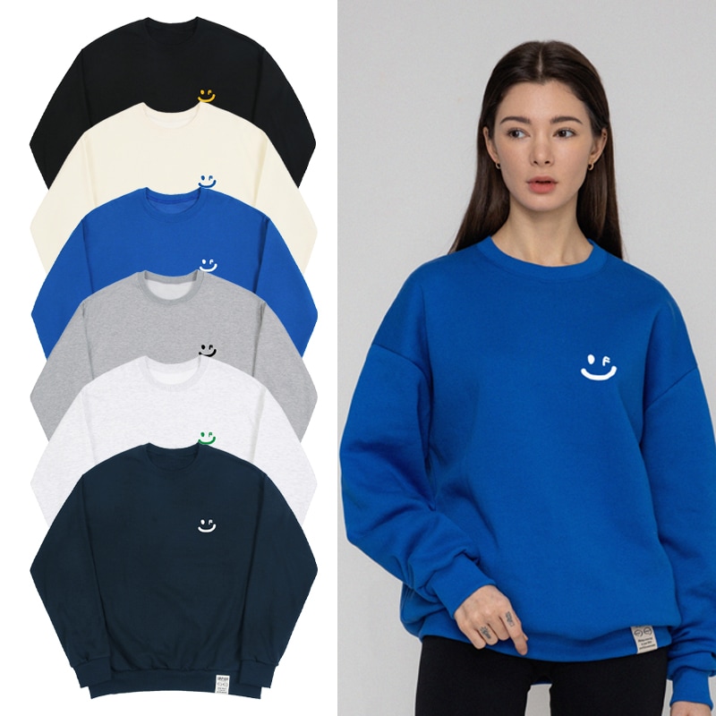 [UNISEX]Small Drawing Smile Sweatshirt_6color 4,932円