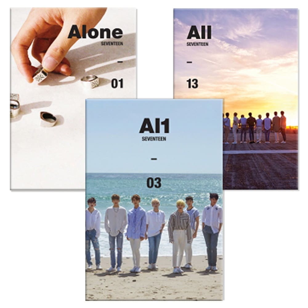 SEVENTEEN ンミニアルバム4集 Al1 / ALONE + Al1 + All 3種 セット