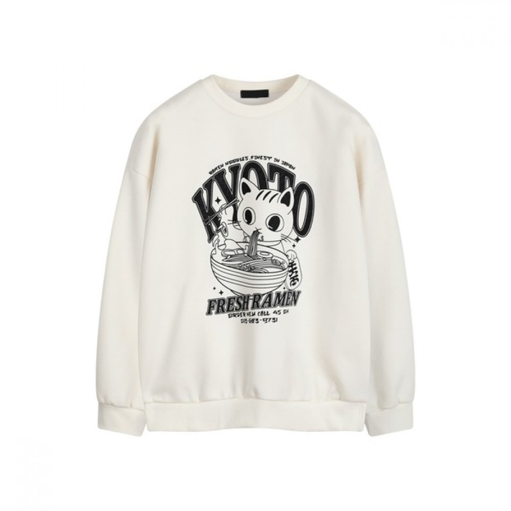(ハリソン) ラーメンキャットスウェットシャツ NTCC1756