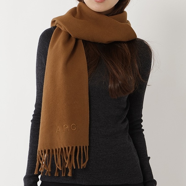 マフラー ブラウン メンズ レディース ユニセックス M15171 WOAFE CAC