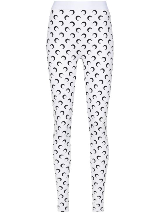 MARINE SERRE Women Leggings WPA111A CJER0001WH00 White
