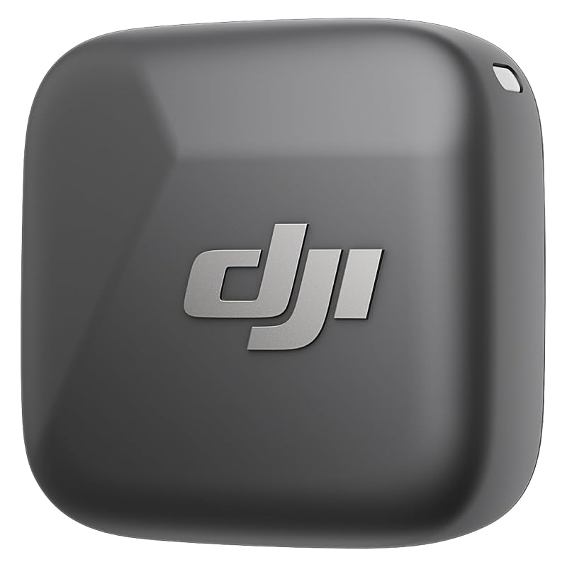 DJI Mic Mini (2 TX + 1 RX)ディテールリッチ音声カメラ/Android用ワイヤレスマイク2人用Vlogチーム制作
