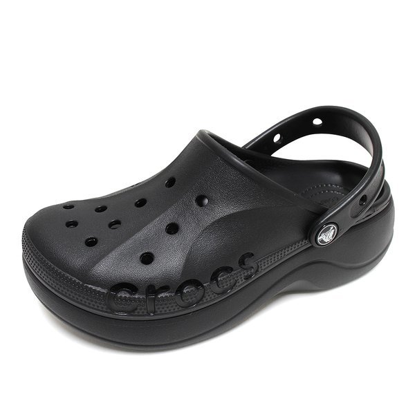 クロックス/プラットフォーム/クロックス/スリッパー/ブラック/208186-001