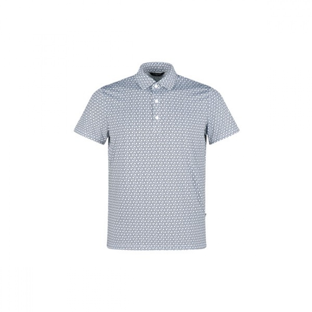 [ラックスゴルフ] アナルドバシーニメンズパターンカラー半袖TシャツABMTS42346