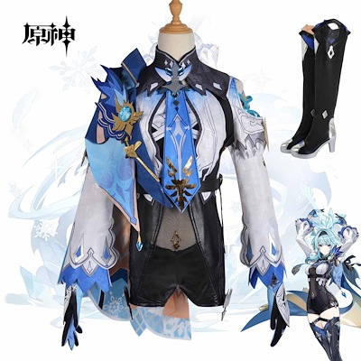 原神 げんしん Genshin エウルア コスプレ衣装 Eula コスチューム 遊撃小隊隊長 仮装 イベント 文化祭