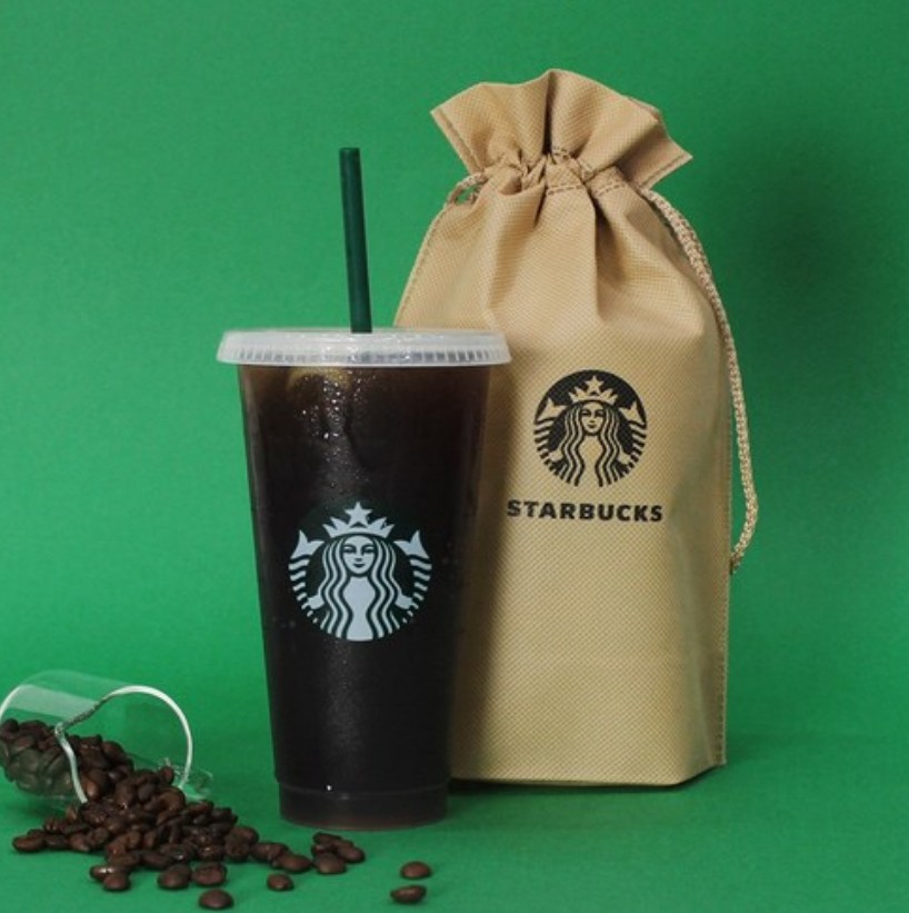 リユーザブル コールドカップ ギフト セット カップホルダー+掃除ブラシ+ダストバッグ