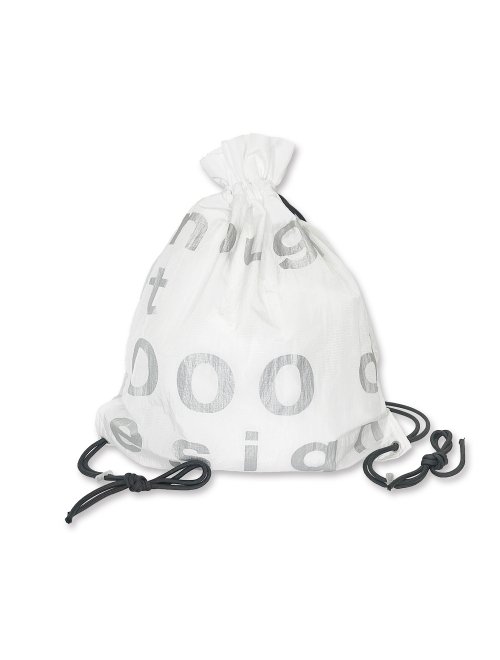 NOUGHT 000 Design Gym Sack / white