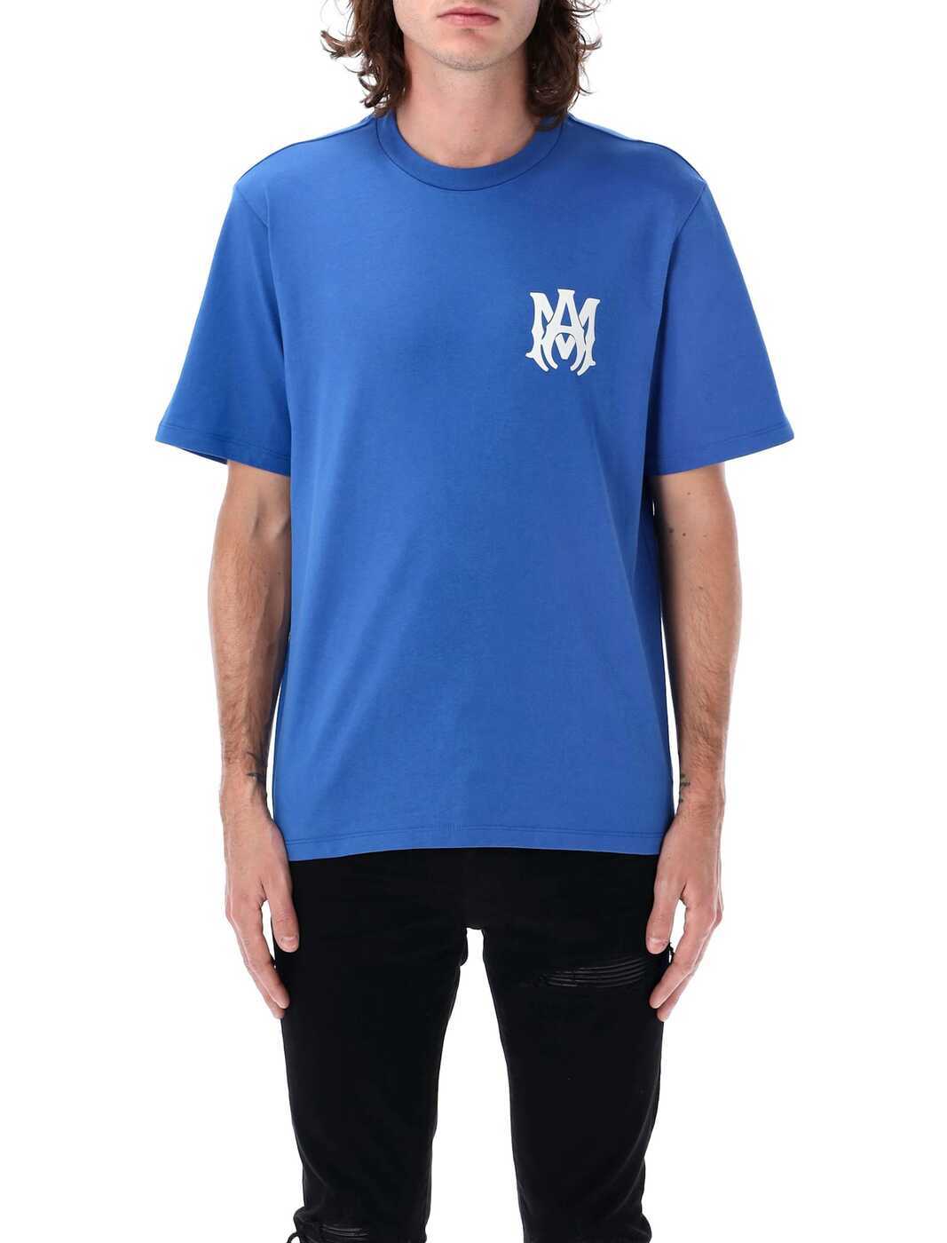 AMJYTE1074BLUE ブルー 春夏2025 Tシャツ メンズ ia