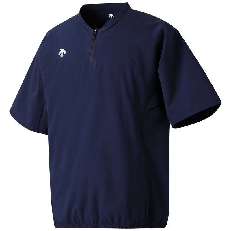 デサント　DESCENTE 半袖 ストレッチジャケット ネイビー 2XO DB5SJK32M 【返品交換不可】　DB5SJK32M_25SS