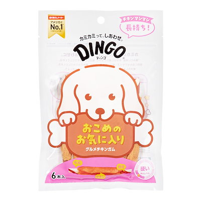 他サイト： ディンゴ　グルメチキンガム　６本入り　ＣＲＣ45―14―03―07―01の商品画像