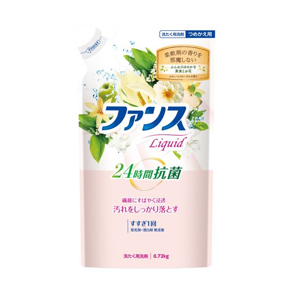 （まとめ）第一石鹸 ファンス リキッド衣料用液体洗剤 詰替用 720g 1個 (×20セット) 6,522円